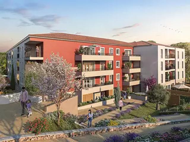 Saint André de la Roche 06730 Programme neuf appartement neuf à vendre t2 HQE TVA 5,5% NF