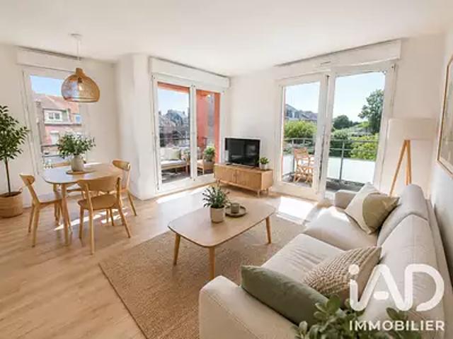 Saint André lez Lille 59350 Achat / Vente appartement 3 pièces t3 parking