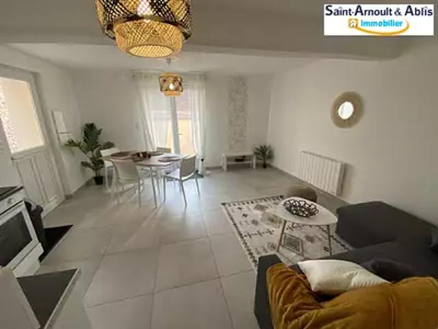 Saint Arnoult en Yvelines 78730 Achat / Vente appartement 2 pièces t2 piscine terrasse
