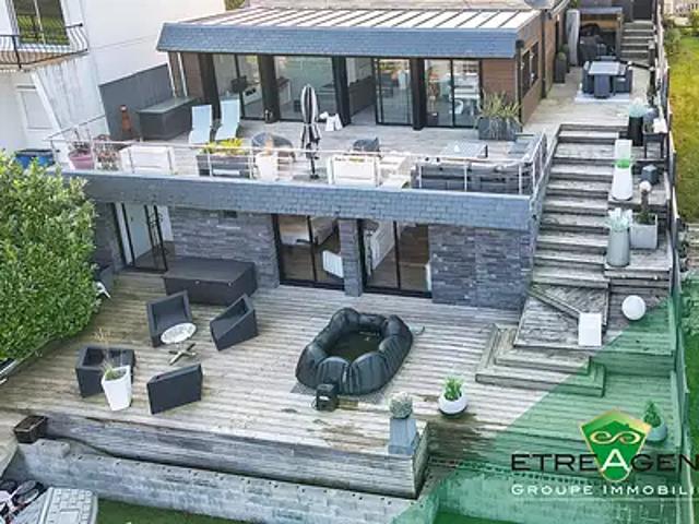 Saint Arnoult 14800 Achat / Vente maison 5 pièces t5 au dernier étage terrasse