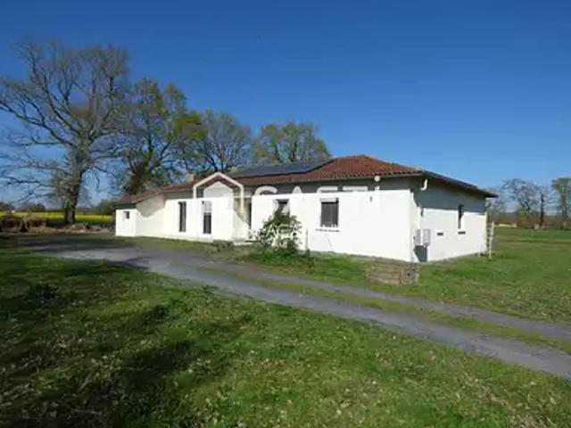 Saint Aunix Lengros 32160 Achat / Vente maison 6 pièces t6 terrasse parking