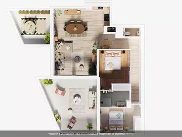 Saint Augustin 17570 Achat / Vente appartement 3 pièces t3