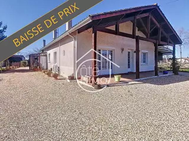 Saint Avit Saint Nazaire 33220 Achat / Vente maison 4 pièces t4