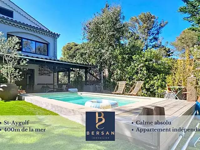 Saint Aygulf 83370 Achat / Vente maison 8 pièces t8 piscine terrasse