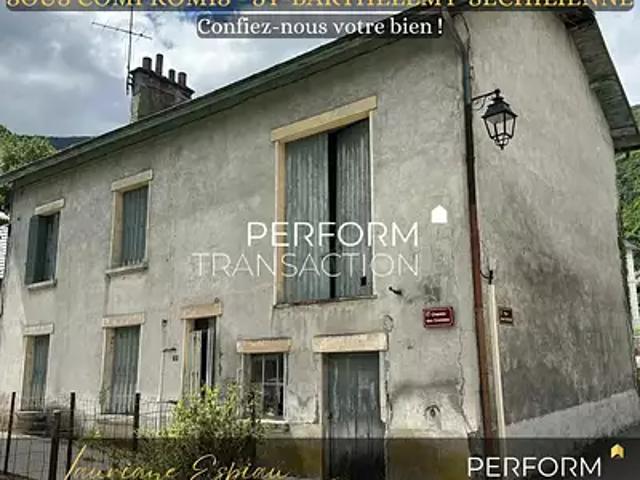 Saint Barthélemy de Séchilienne 38220 Achat / Vente maison 3 pièces t3