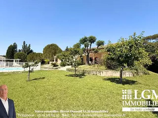 Saint Bauzille de Montmel 34160 Achat / Vente maison 5 pièces t5 piscine jardin