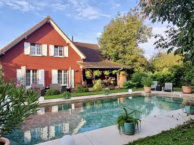 Saint Bernard 68720 Achat / Vente maison 8 pièces t8 piscine terrasse