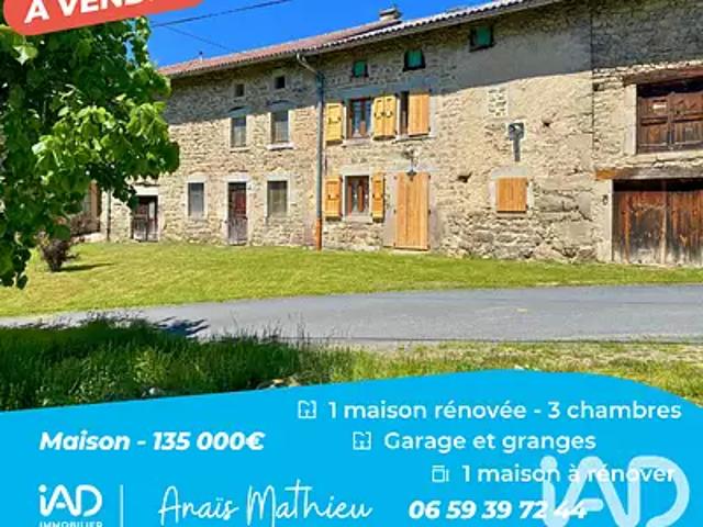 Saint Bonnet le Bourg 63630 Achat / Vente maison 4 pièces t4