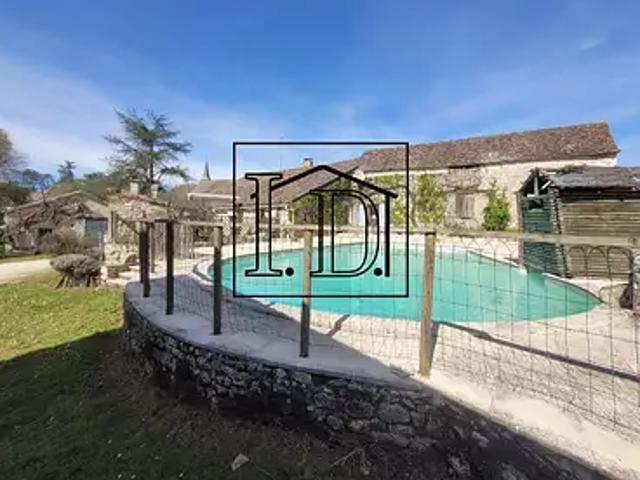 Saint Cernin de Labarde 24560 Achat / Vente maison 5 pièces t5 piscine