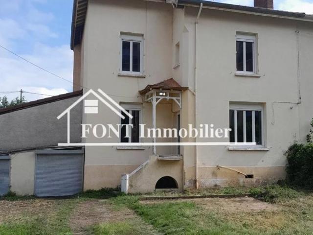 SAINT CHAMOND, MAISON SUR BEAU TERRAIN PLAT