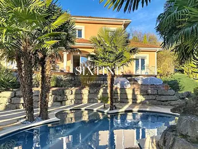 Saint Chef 38890 Achat / Vente maison 8 pièces t8 piscine terrasse