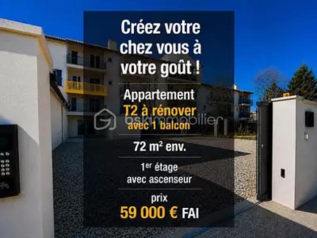 Saint Christol 84390 Achat / Vente appartement 2 pièces t2 cave balcon