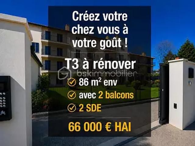 Saint Christol 84390 Achat / Vente appartement 3 pièces t3 cave balcon