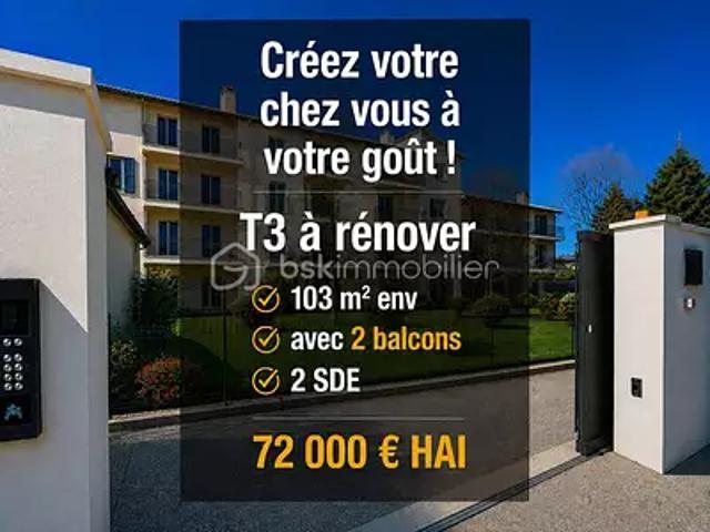Saint Christol 84390 Achat / Vente appartement 3 pièces t3 cave balcon
