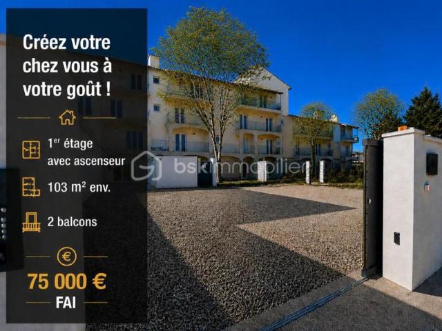 SAINT CHRISTOL 84 72 000 FAI – 103 m² + 2 balcons + 2 places de parking Créez votre appartement T3 sur mesure !
