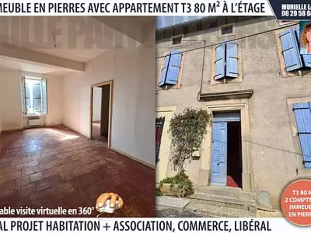 Saint Couat d'Aude 11700 Achat / Vente maison 5 pièces t5