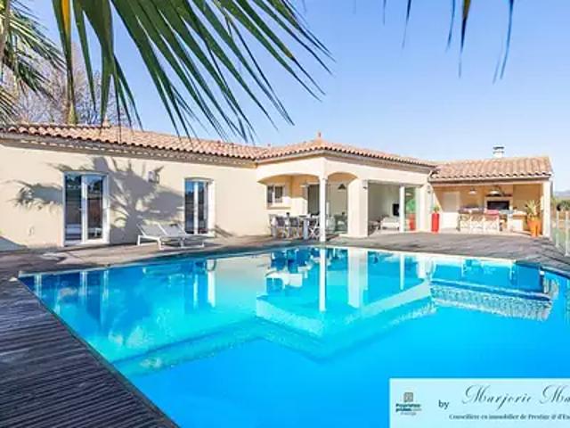 Saint Couat d'Aude 11700 Achat / Vente maison 5 pièces t5 piscine jardin