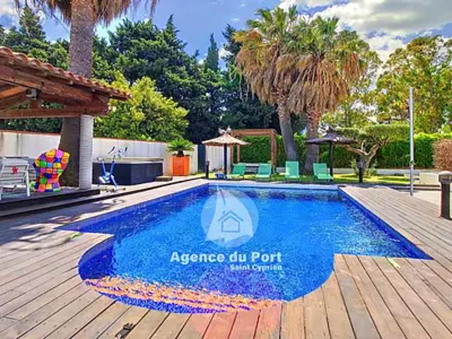 Saint Cyprien 66750 Achat / Vente maison 6 pièces t6 piscine parking