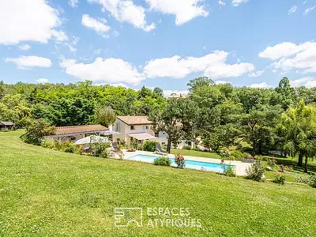 Saint Cyr au Mont d'Or 69450 Achat / Vente maison 7 pièces t7 au dernier étage piscine