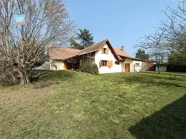 Saint Cyr sur Menthon 01380 Achat / Vente maison 7 pièces t7 terrasse garage
