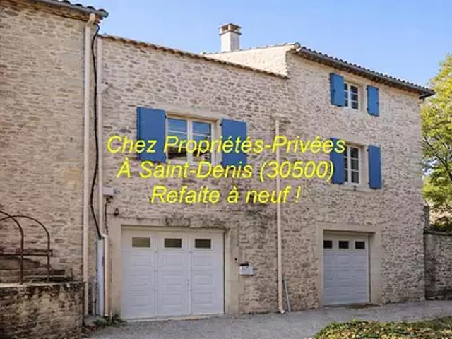 Saint Denis 30500 Achat / Vente maison 6 pièces t6 jardin terrasse