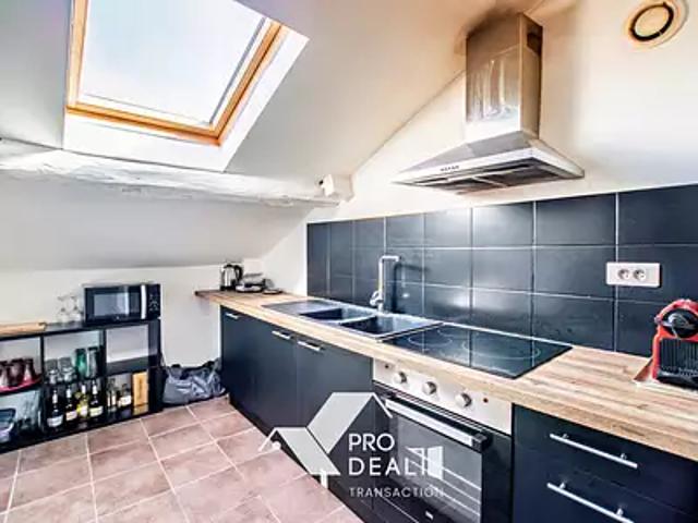 Saint Denis lès Bourg 01000 Achat / Vente appartement 2 pièces t2 au dernier étage