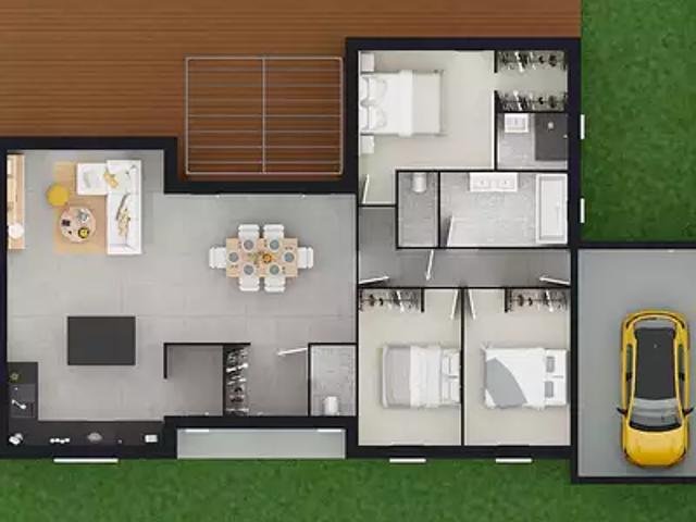 Saint Didier d'Aussiat 01340 Programme neuf maison neuf à vendre 5 pièces