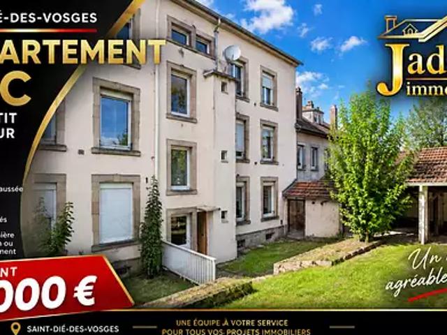 Saint Dié des Vosges 88100 Achat / Vente appartement 4 pièces t4 terrasse