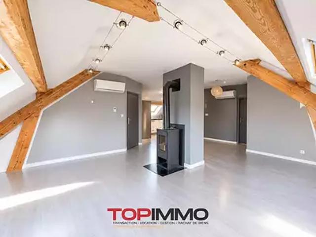 Saint Dié des Vosges 88100 Location appartement 3 pièces t3 au dernier étage
