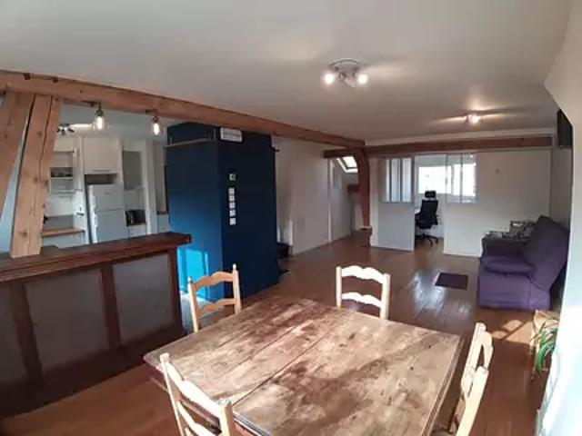 Saint Dié des Vosges 88100 Location appartement 3 pièces t3 au dernier étage