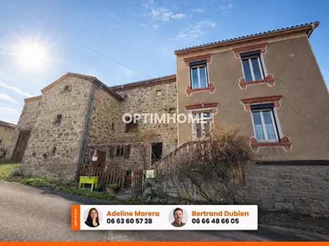 Saint Dier d'Auvergne 63520 Achat / Vente maison 7 pièces t7 jardin terrasse