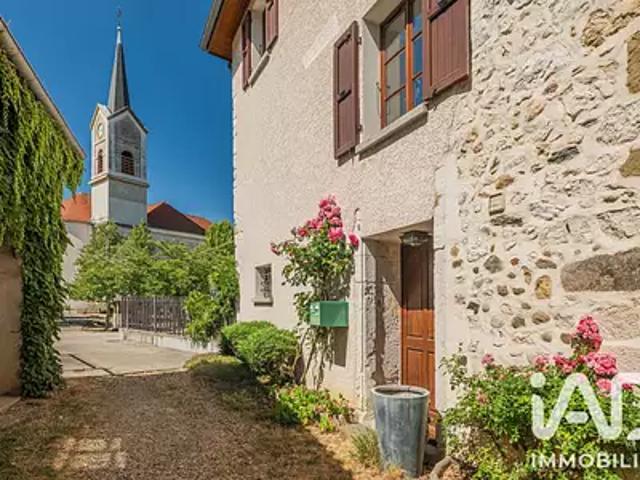 Saint Etienne de Crossey 38960 Achat / Vente maison 5 pièces t5 terrasse cave
