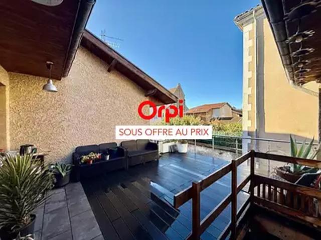 Saint Etienne de Saint Geoirs 38590 Achat / Vente appartement 4 pièces t4 terrasse cave
