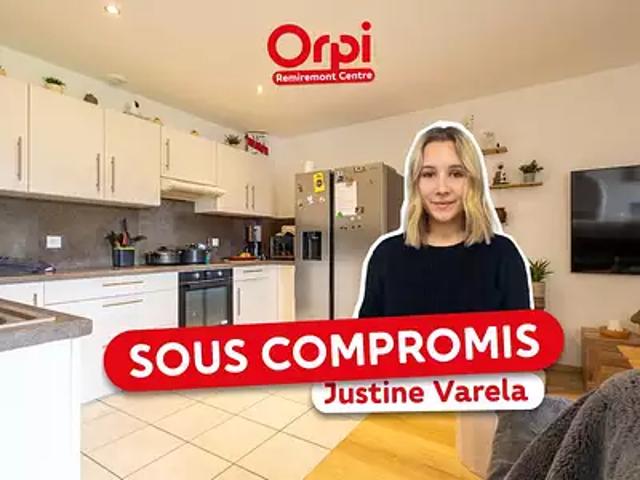 Saint Etienne lès Remiremont 88200 Achat / Vente appartement 4 pièces t4 terrasse cave