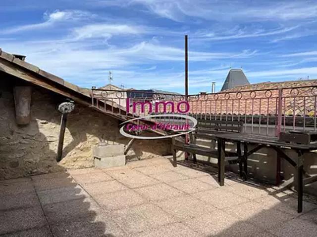Saint Félix de Lodez 34725 Achat / Vente maison 4 pièces t4 au dernier étage terrasse