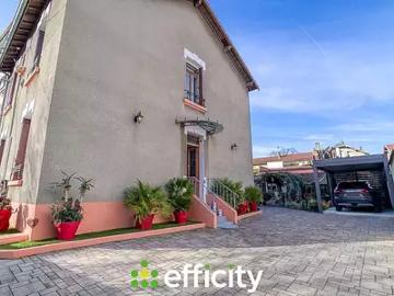 Saint Fons 69190 Achat / Vente maison 8 pièces t8 jardin cave