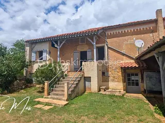 Saint Front sur Lémance 47500 Achat / Vente maison 3 pièces t3 terrasse cave