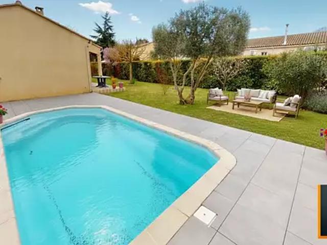 Saint Geniès de Malgoirès 30190 Achat / Vente maison 5 pièces t5 piscine terrasse