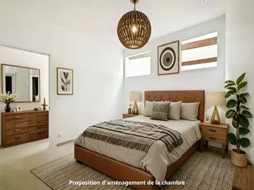 Saint Génis des Fontaines 66740 Achat / Vente appartement 2 pièces t2 au dernier étage