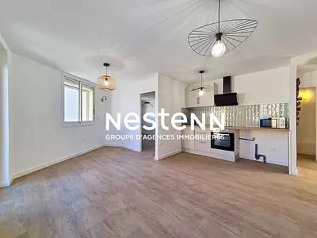 Saint Génis des Fontaines 66740 Location appartement 2 pièces t2 au dernier étage cave