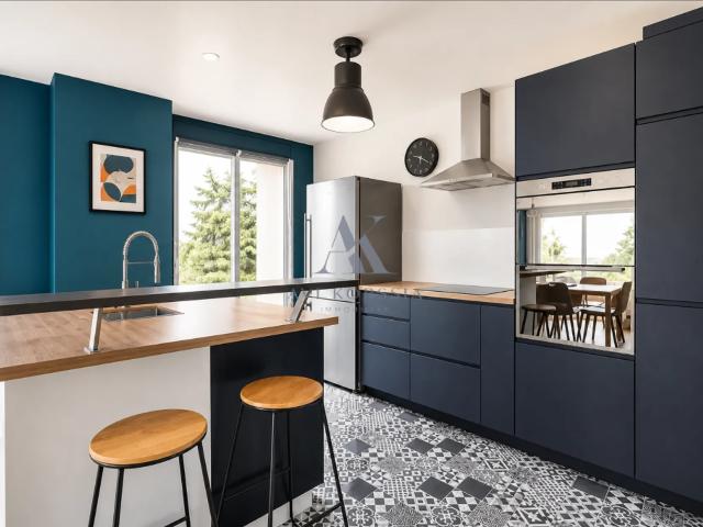 Saint Genis Laval Appartement T3 73 m2 rénové avec balcon et parking
