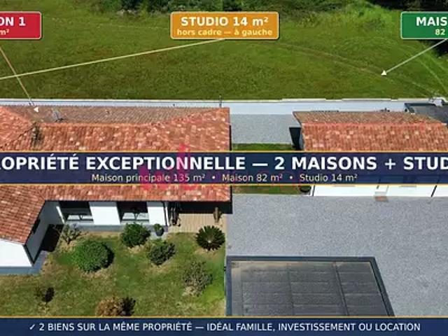 Saint Geours de Maremne 40230 Achat / Vente maison 7 pièces t7
