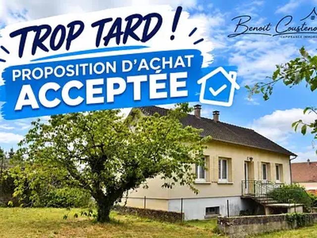Saint Georges sur Baulche 89000 Achat / Vente maison 4 pièces t4 jardin