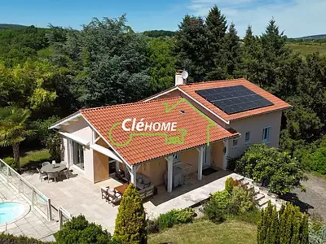 Saint Germain Nuelles 69210 Achat / Vente maison 7 pièces t7 piscine