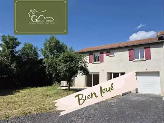 Saint Germain Laprade 43700 Location maison 4 pièces t4