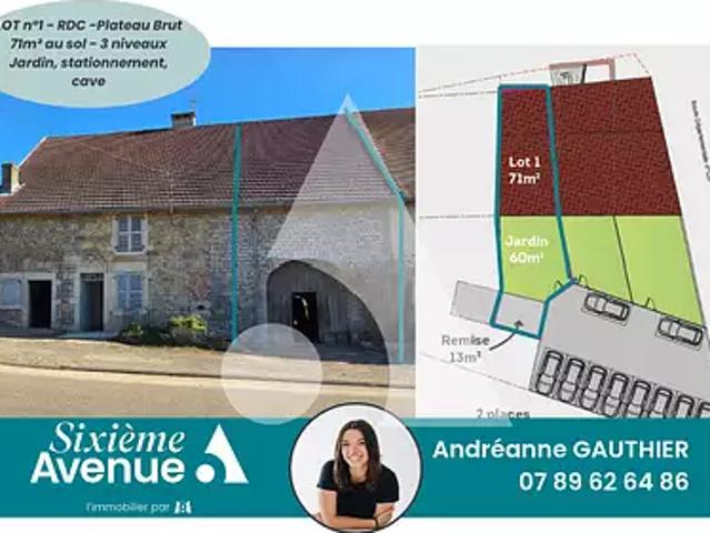 Saint Germain lès Arlay 39210 Achat / Vente maison 3 pièces t3 jardin terrasse