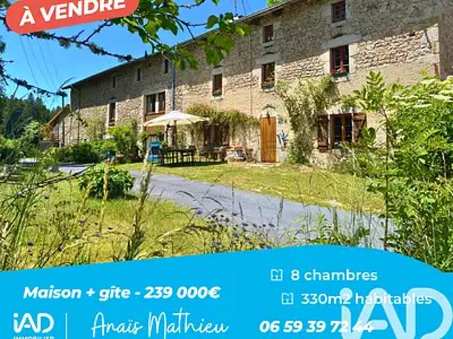 Saint Germain l'Herm 63630 Achat / Vente maison 12 pièces t12