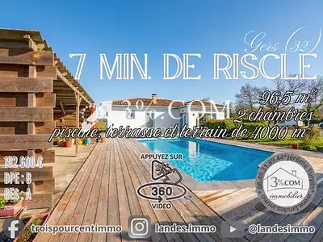 Saint Germé 32400 Achat / Vente maison 3 pièces t3