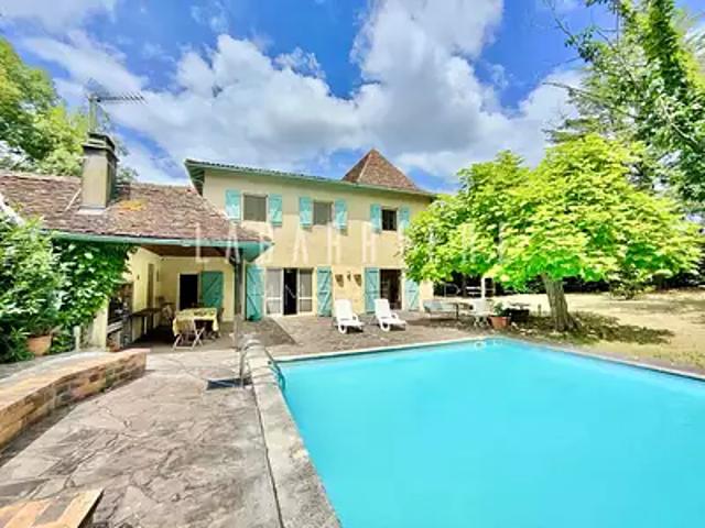Saint Gladie Arrive Munein 64390 Achat / Vente maison 9 pièces t9 terrasse cave