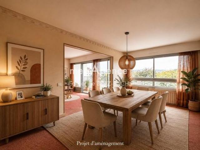 Saint Gratien – Résidence recherchée Les Cyclades Appartement familial 6 pièces – 110 m² Carrez – 4 chambres – Box